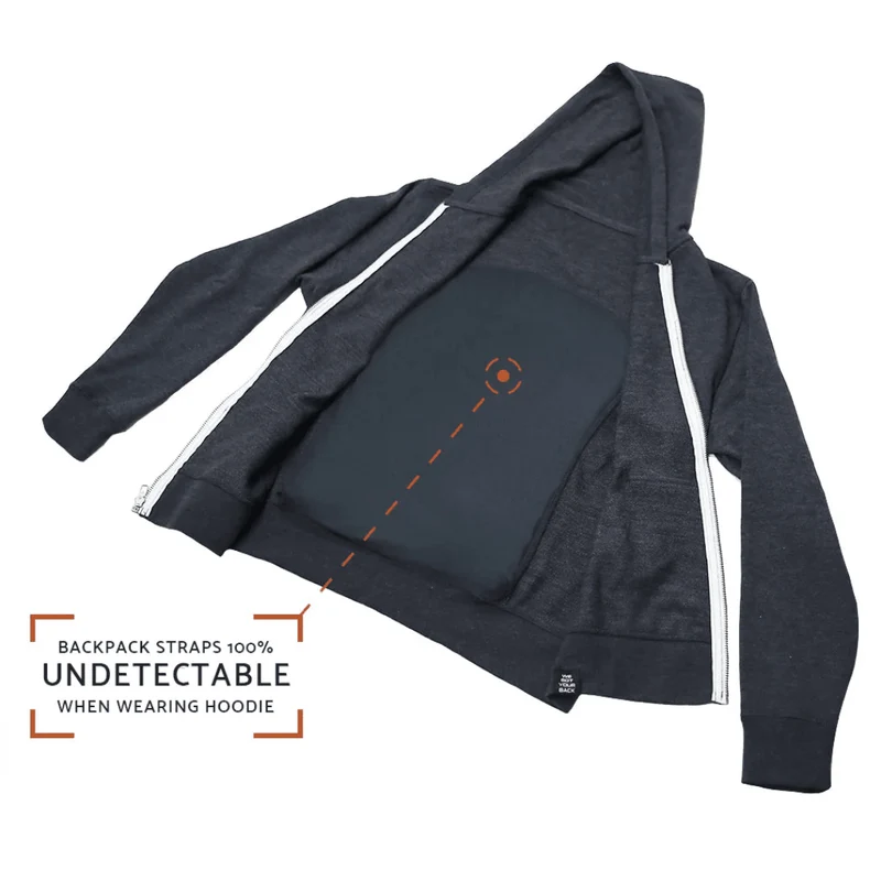 Quikflip Zip Hoodie Dunkelgrau