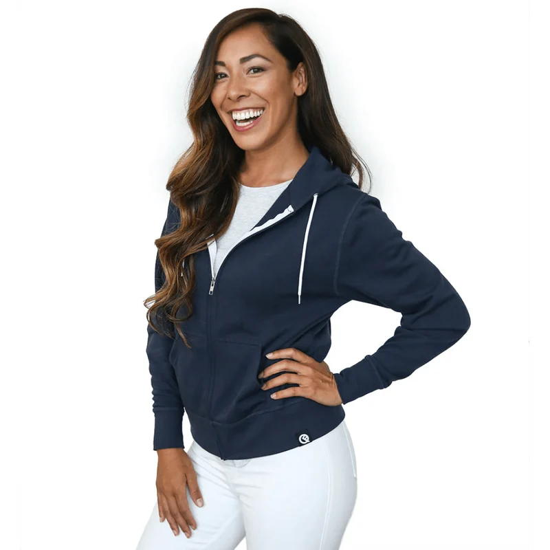 Quikflip Zip Hoodie Navy