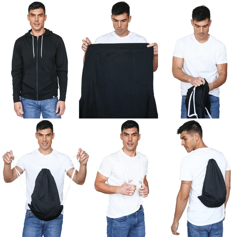 Quikflip Zip Hoodie Schwarz