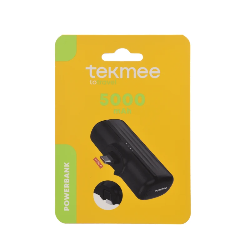 Powerbank 5000 mAh Type-C Plug-In