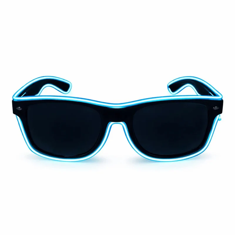 LED-Neonbrille Blau