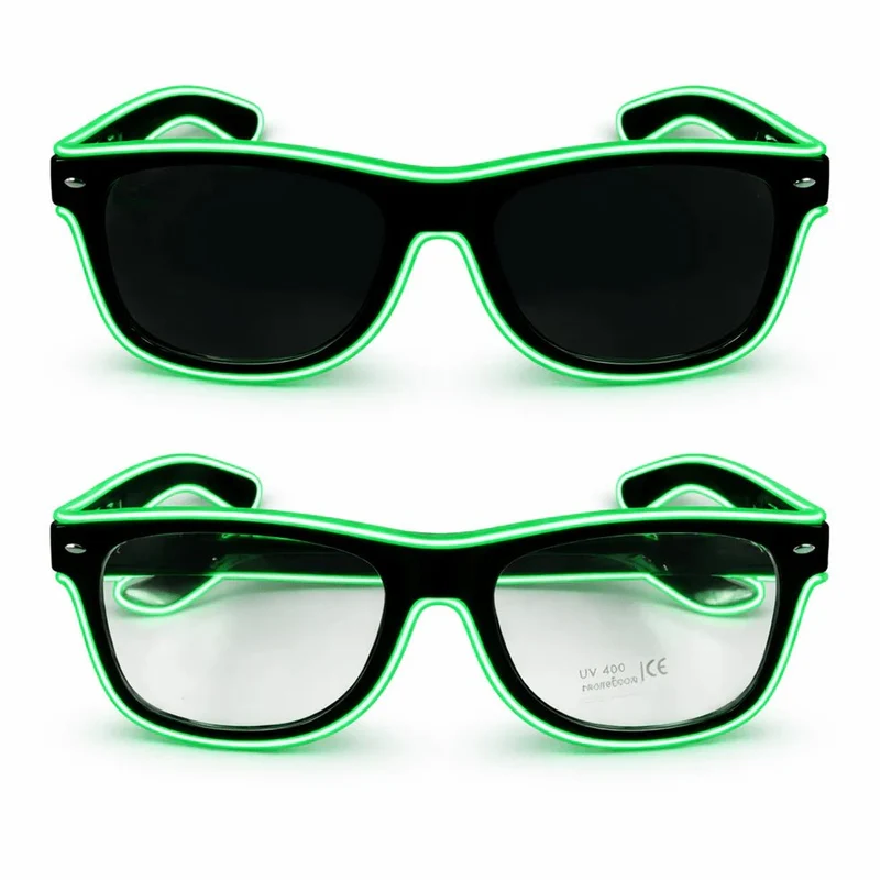 LED-Neonbrille Grün
