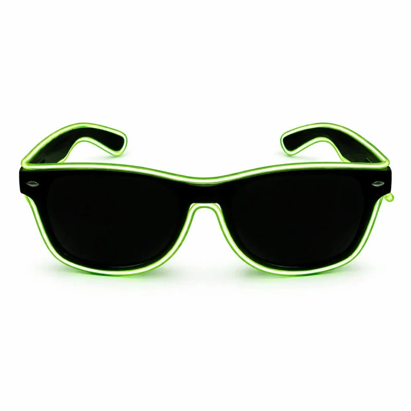 LED-Neonbrille Hellgrün