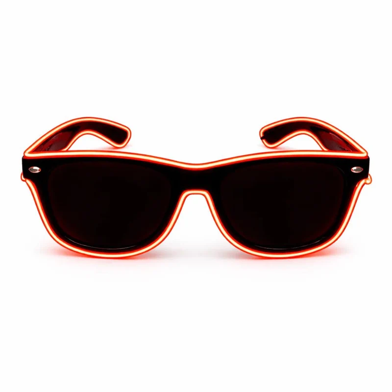 LED-Neonbrille Rot