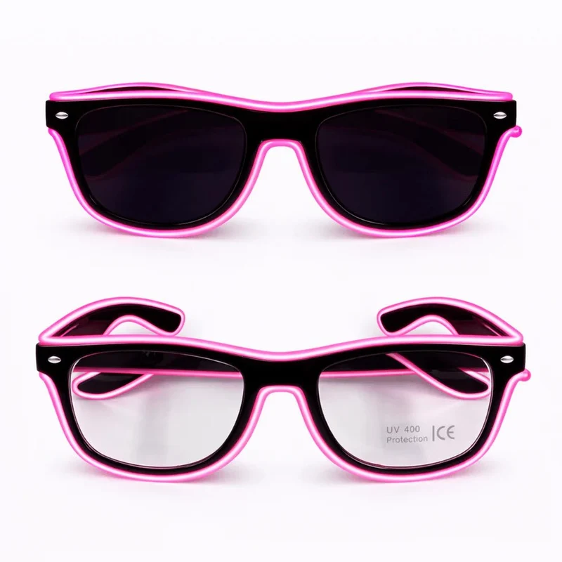 LED-Neonbrille Pink