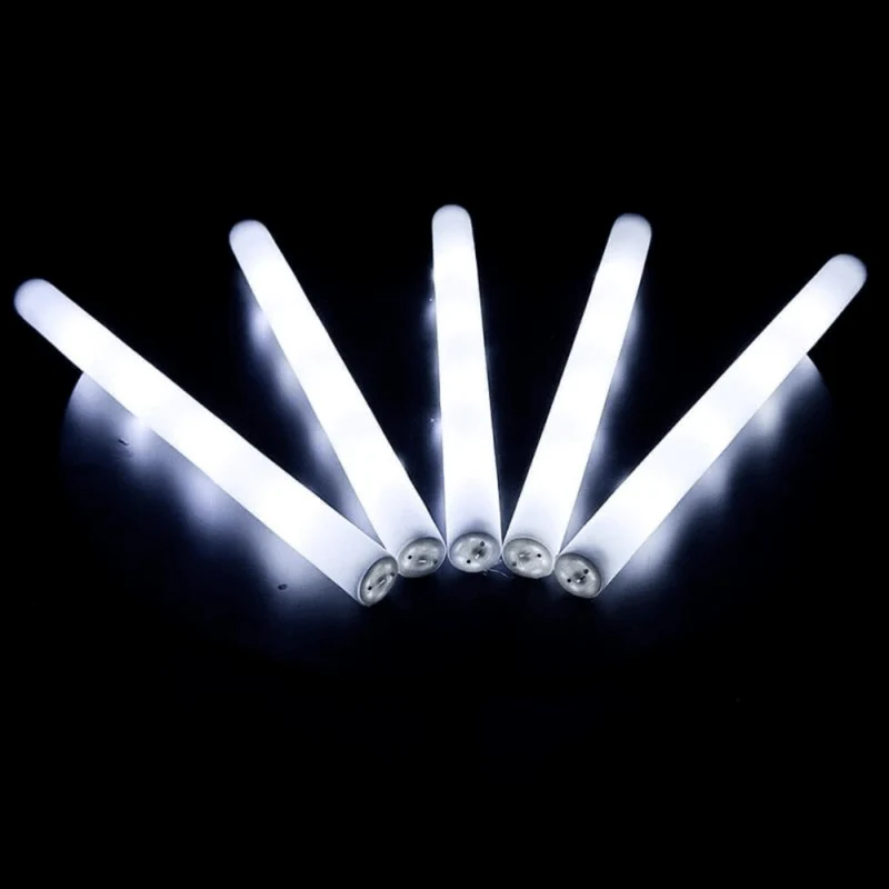 LED Foam Stick, Leuchtstab Weiß
