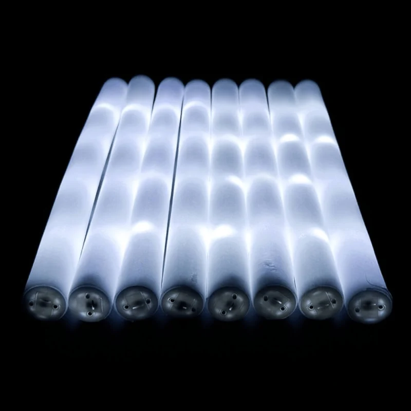 LED Foam Stick, Leuchtstab Weiß