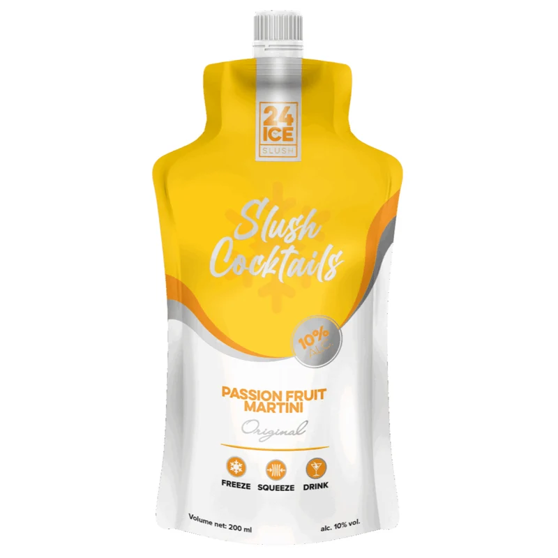 Slush Cocktail Passion Fruit Martini