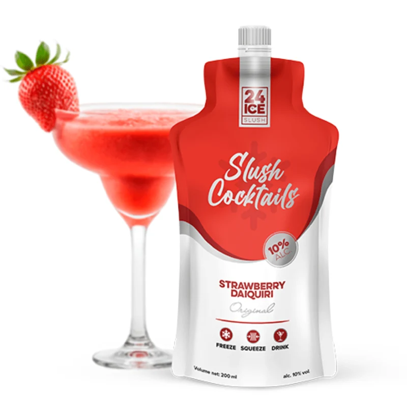 Slush Cocktail Strawberry Daiquiri