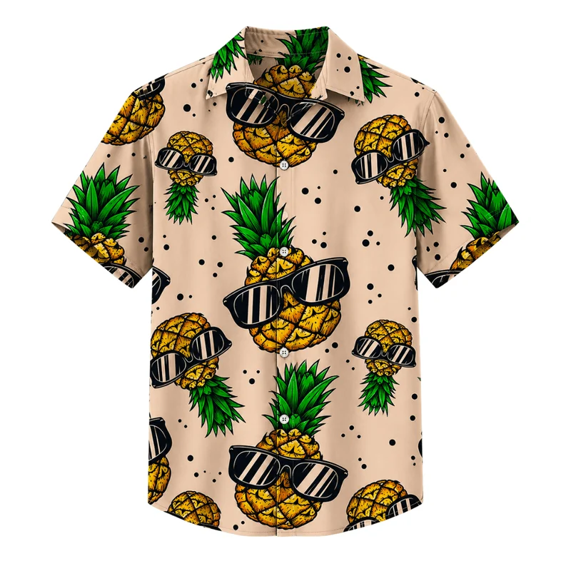 Festival Hemd Herren Pineapple Shades
