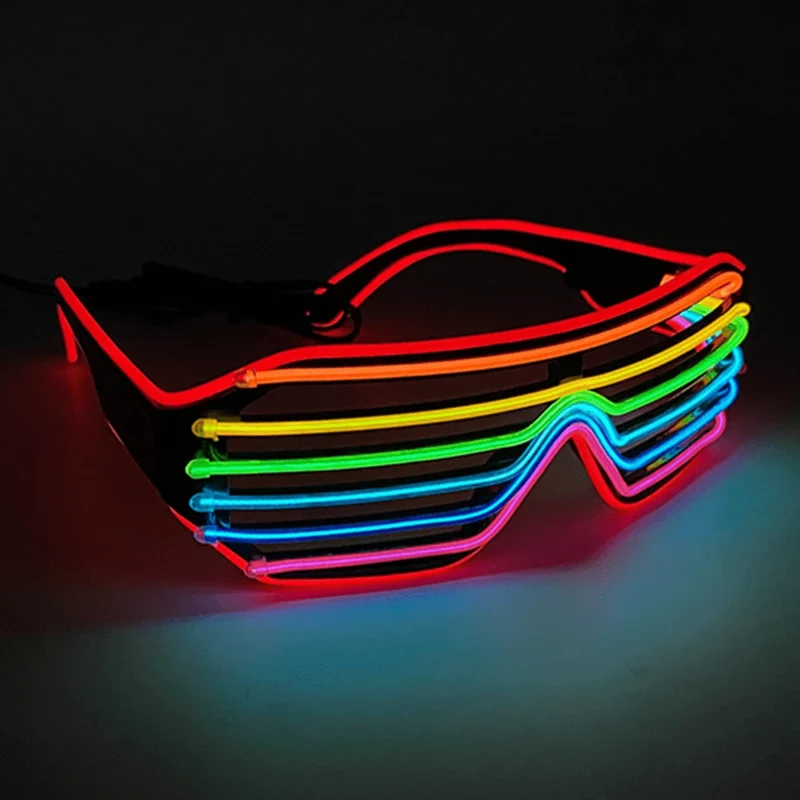 LED Party Brille bunt