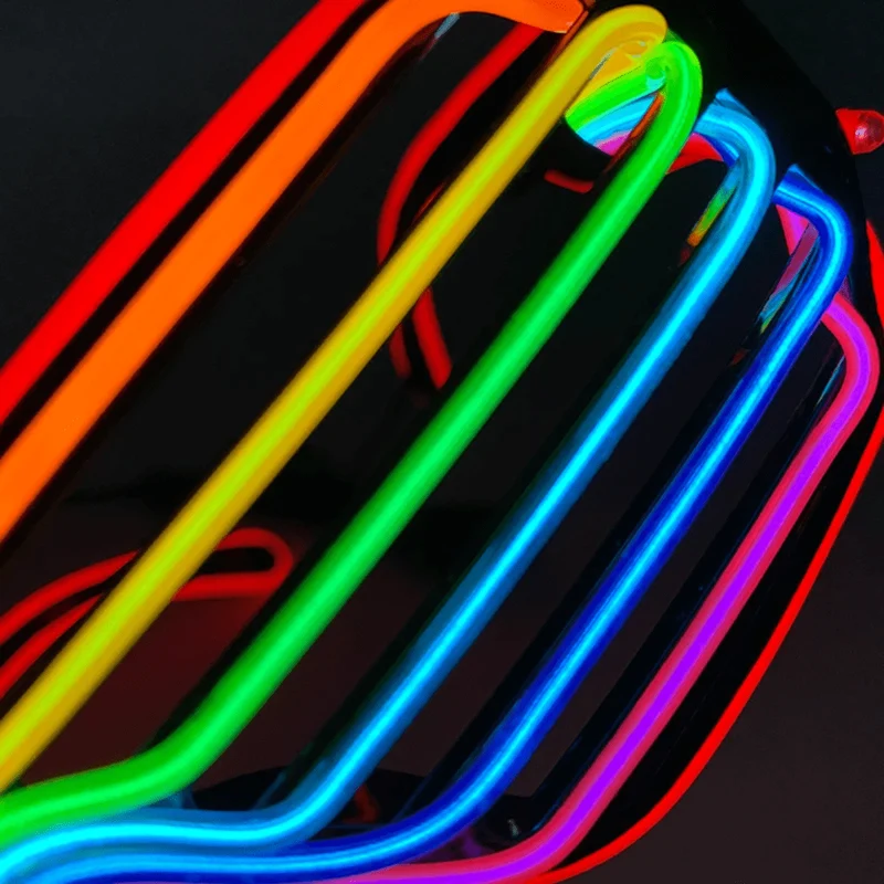 LED Party Brille bunt