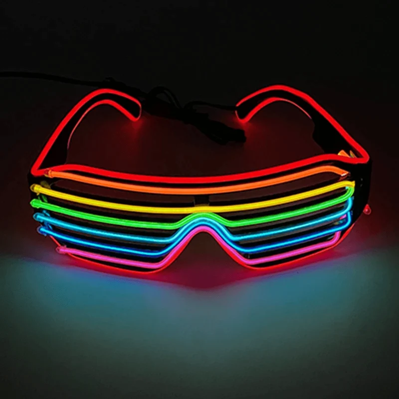 LED Party Brille bunt