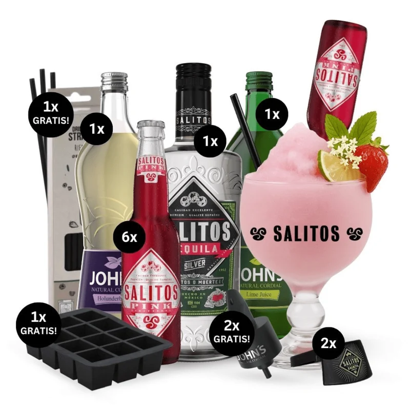 SALITOS Salrita-Cocktail-Paket PINK HOLUNDER