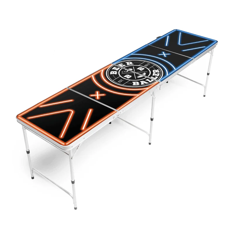 Beer Pong Tisch LED NEON