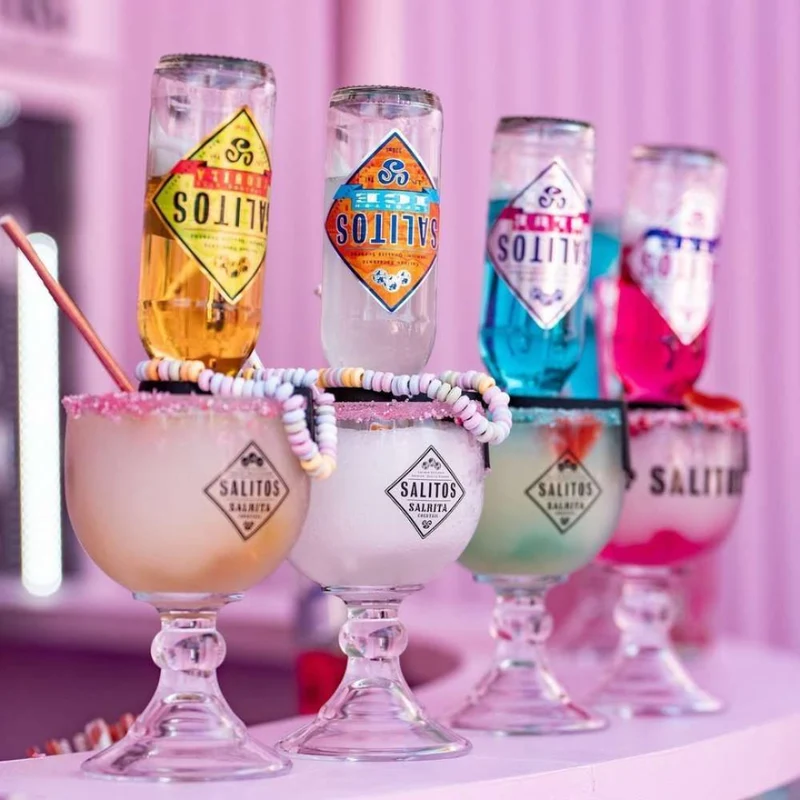 SALITOS Salrita Cocktailgläser + Clips