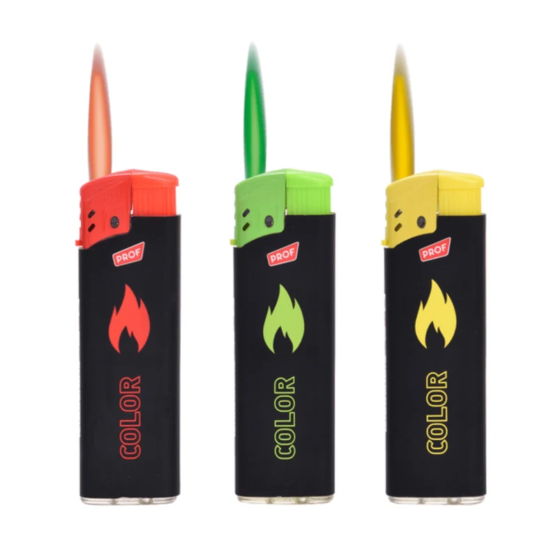 Feuerzeug farbliche Flamme