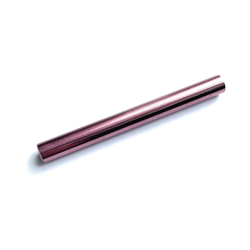 Zieh-Röhrchen aus Aluminium – Rosé, 70 mm