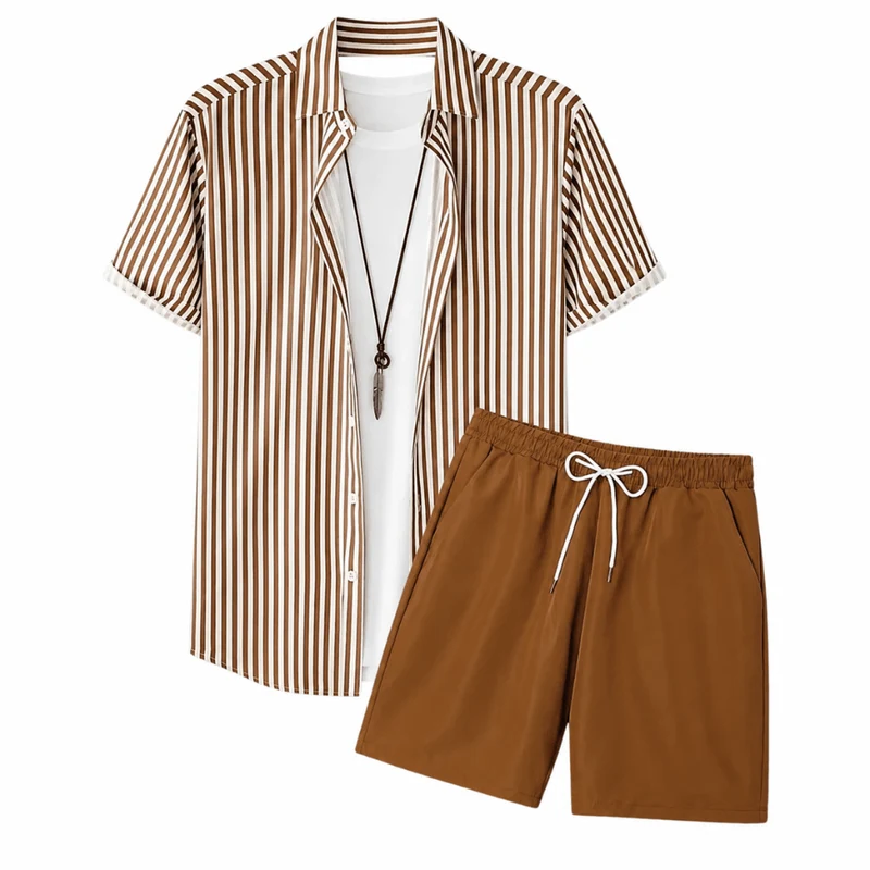 Festival Outfit 2-teilig – Sunset Stripes