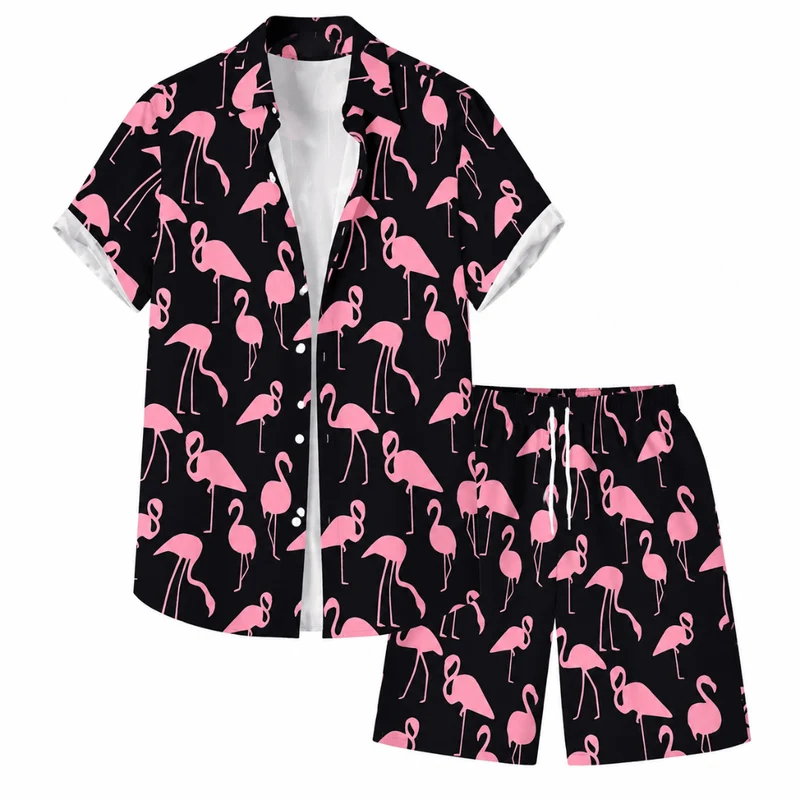 Festival Outfit Flamingo Fever 2-teilig