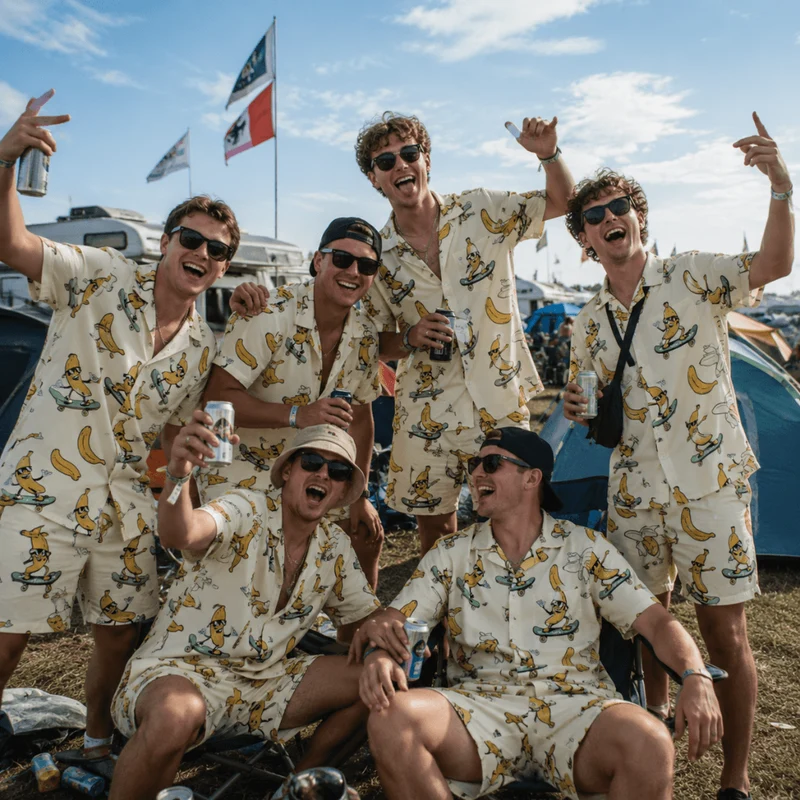 Festival Outfit Banana Rider 2-teilig
