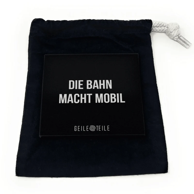 Die Bahn - Echtglas Ziehunterlage