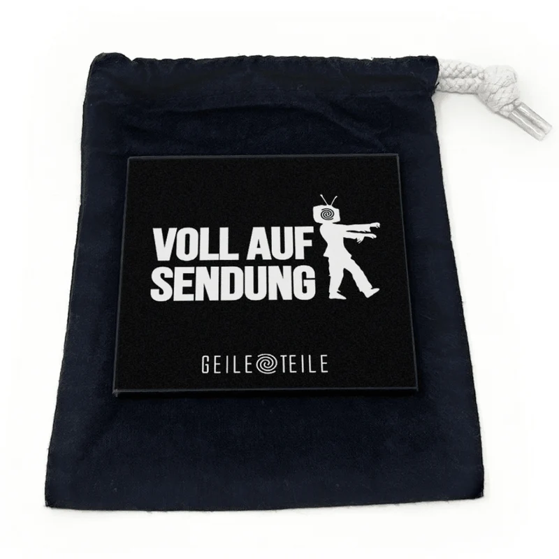 Auf Sendung - Echtglas Ziehunterlage