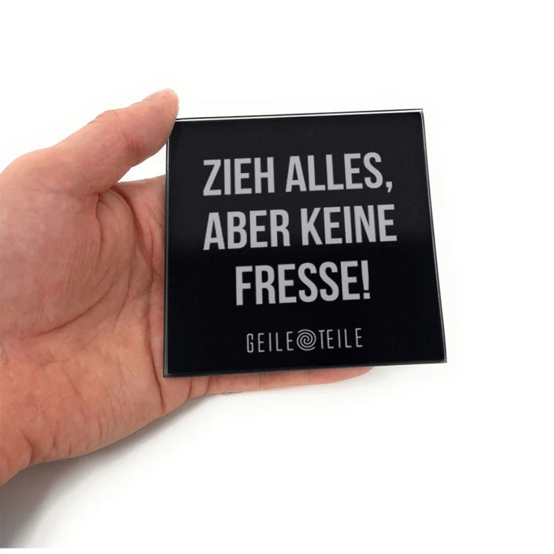 Zieh alles - Echtglas Ziehunterlage