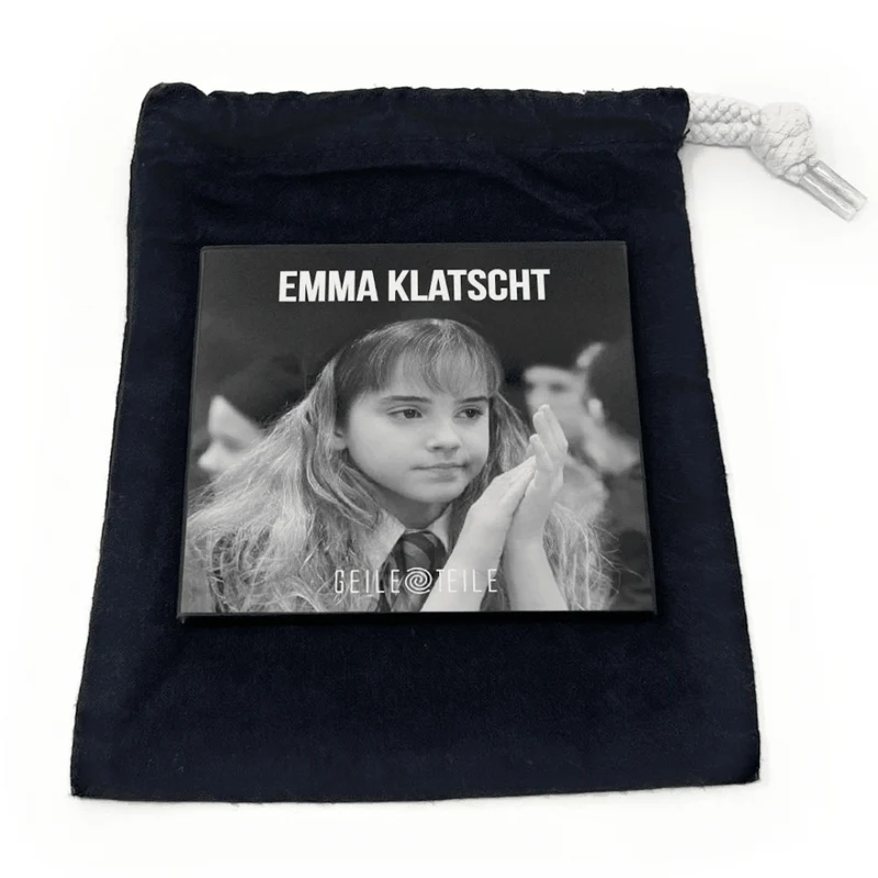 Emma klatscht - Echtglas Ziehunterlage