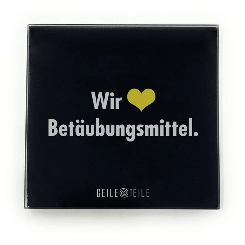 Betäubungsmittel - Echtglas Ziehunterlage