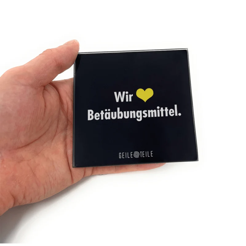 Betäubungsmittel - Echtglas Ziehunterlage