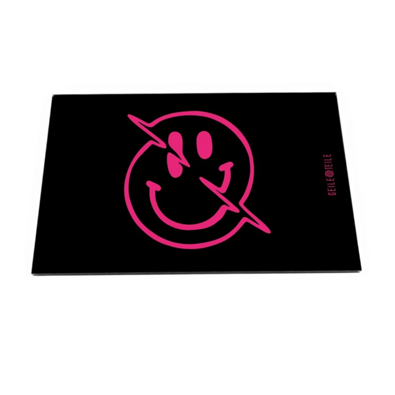 Pink Smiley - Ziehunterlage