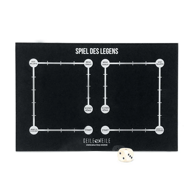 Spiel des Legens - Ziehunterlage