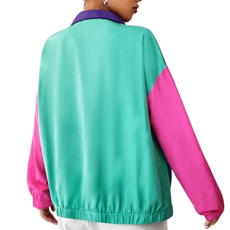 Jacke Retro Colorblock