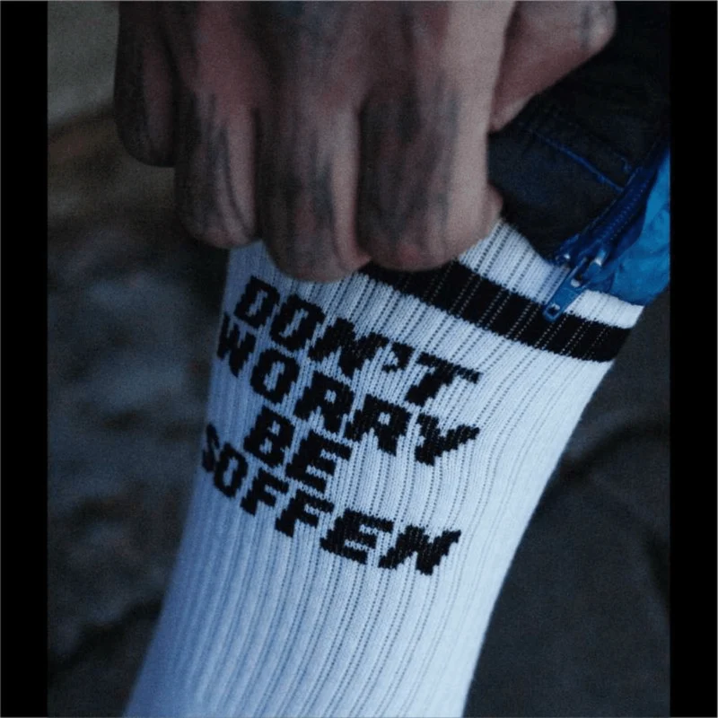 Socken DON`T WORRY BE SOFFEN