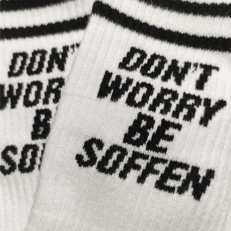 Socken DON`T WORRY BE SOFFEN