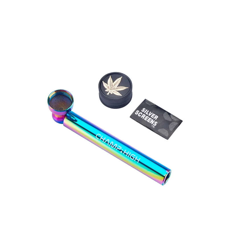 Glas Pipe & Grinder Set