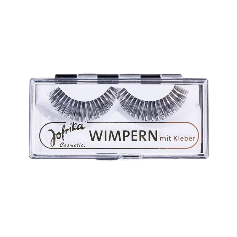 Glitter Wimpern Silber