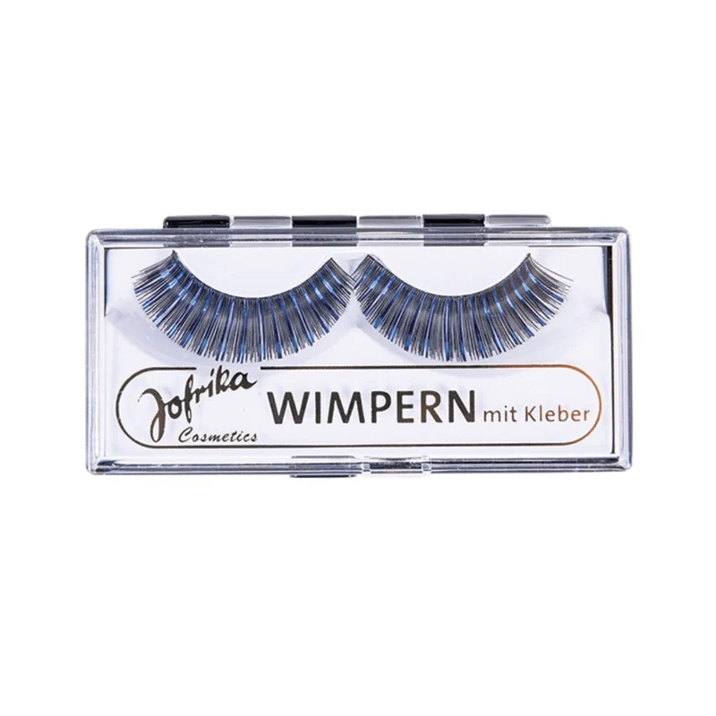 Glitter Wimpern Blau
