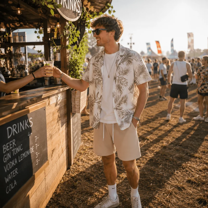 Festival Outfit 2-teilig – Palm Breeze