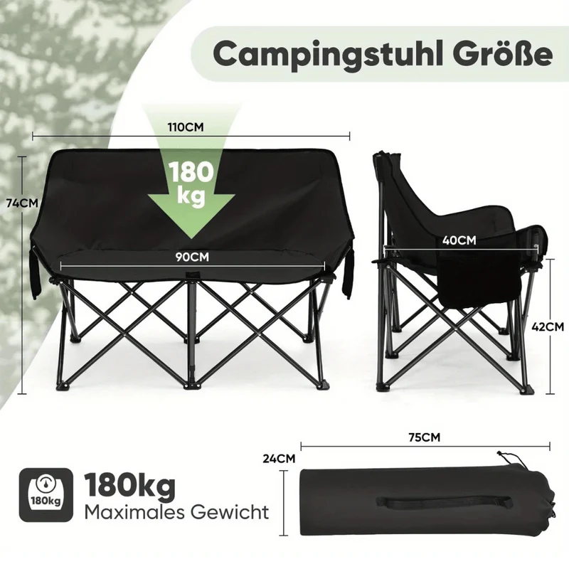 Campingsofa für 2 Personen