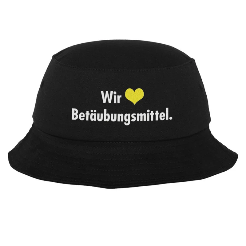 Fischerhut Wir lieben Betäubungsmittel