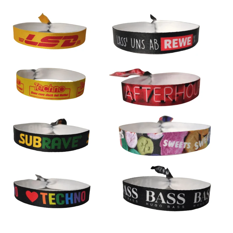 Stoffarmband Techno