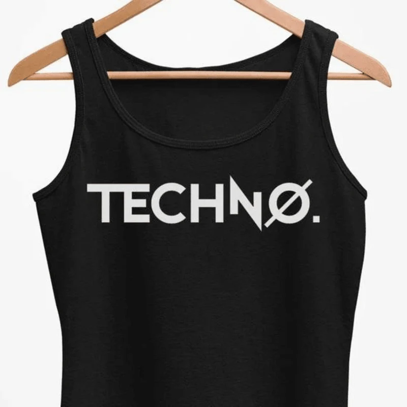 'New Techno' Tank Top (schwarz) (Kopie)