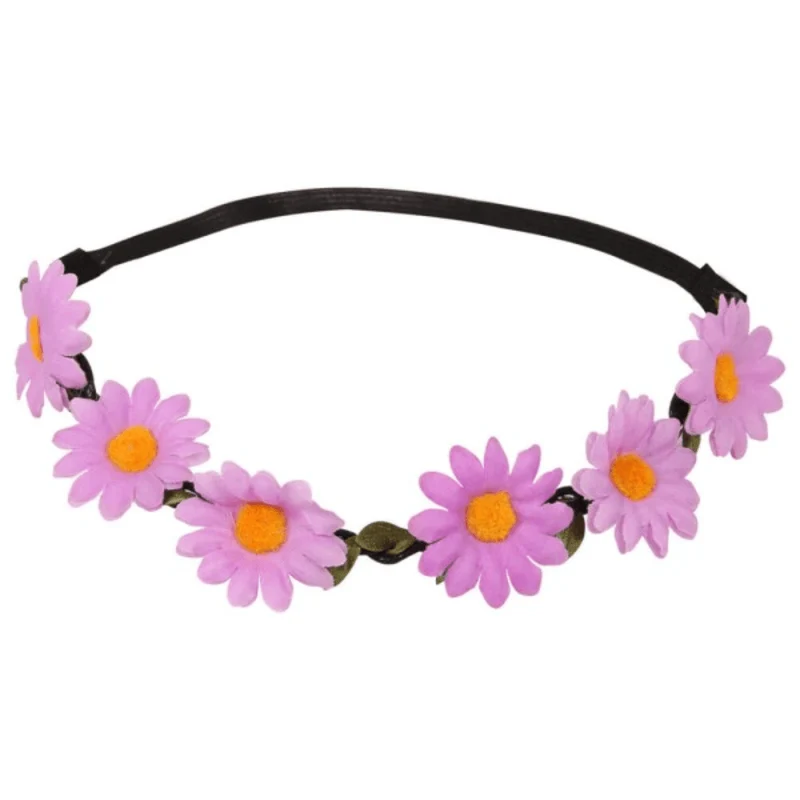 Blumenhaarband Blüten lila violett floral