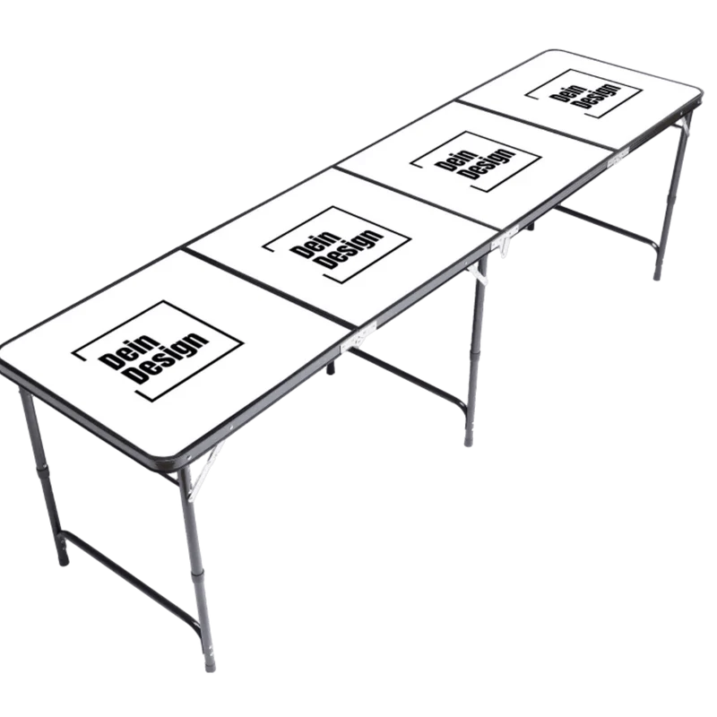 Beer Pong Tisch personalisiert – Vollflächiges Design mit einem Motiv