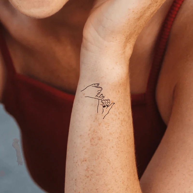 Freundschaft Tattoo Waterless