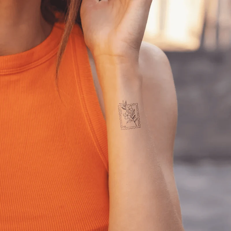 Briefmarke Tattoo Waterless