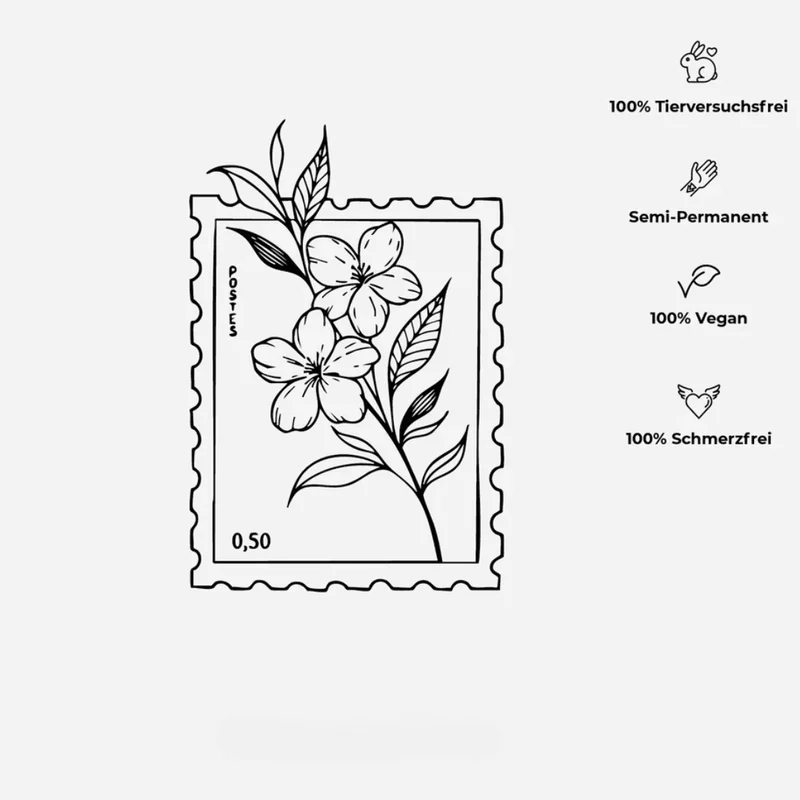 Briefmarke Tattoo Waterless