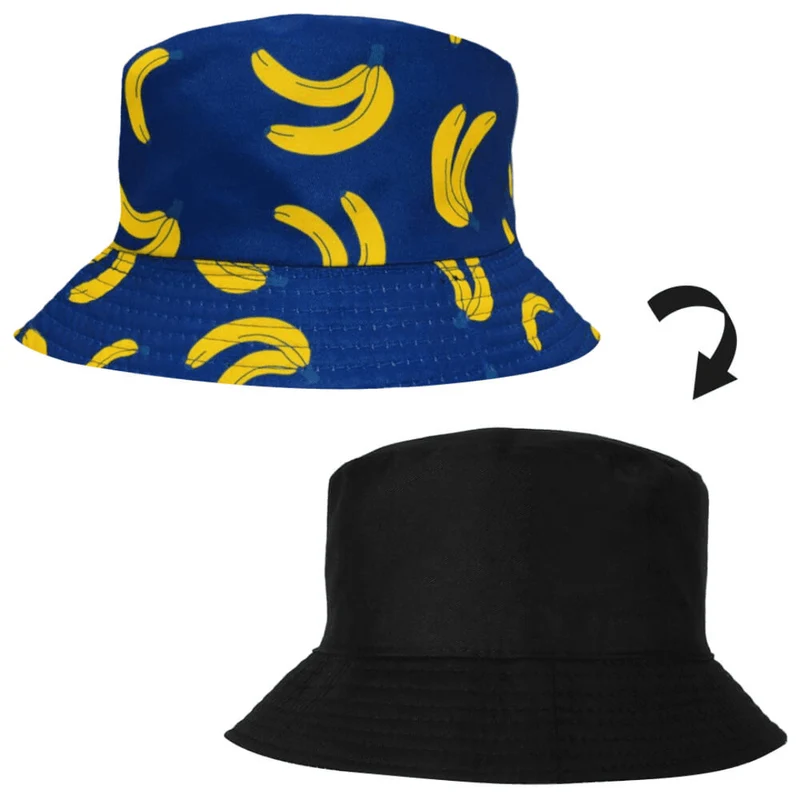 Fischerhut Banane wendbar